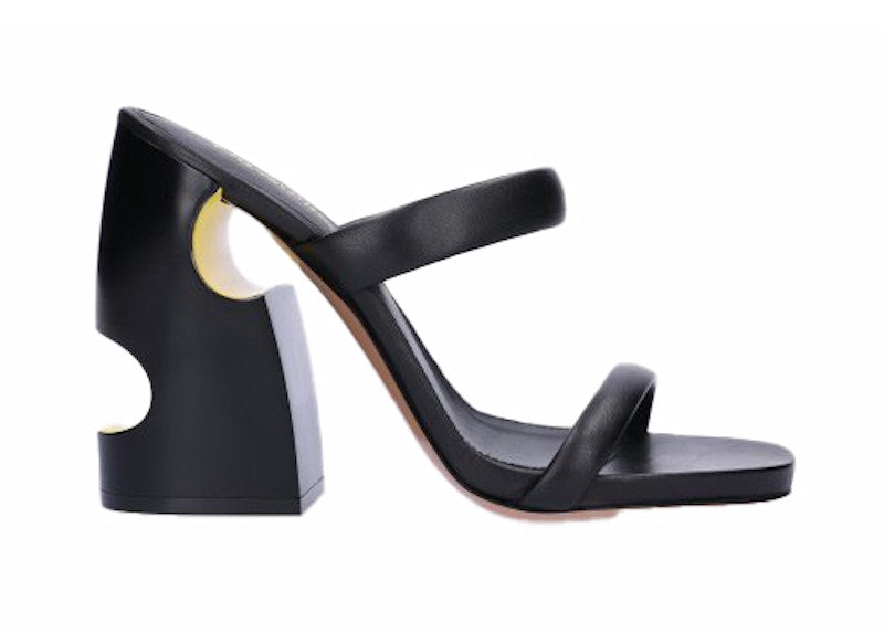 OFF-WHITE Pop Bulky Nappa Mule Black (Women's)