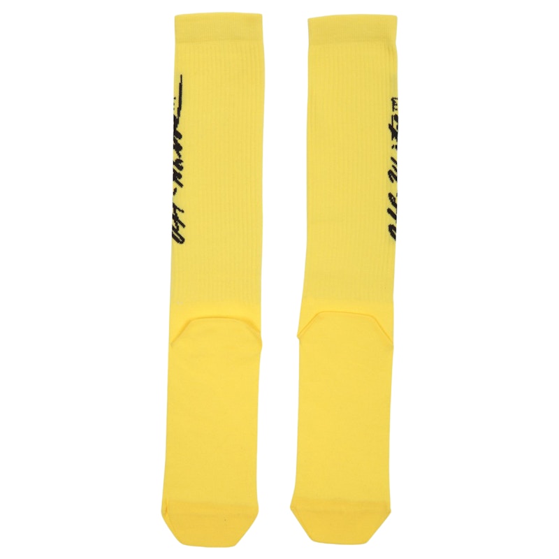 OFF-WHITE Pop Socks Yellow/Black