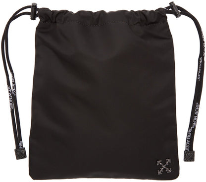 OFF-WHITE Pouch Arrow Nylon Small Black