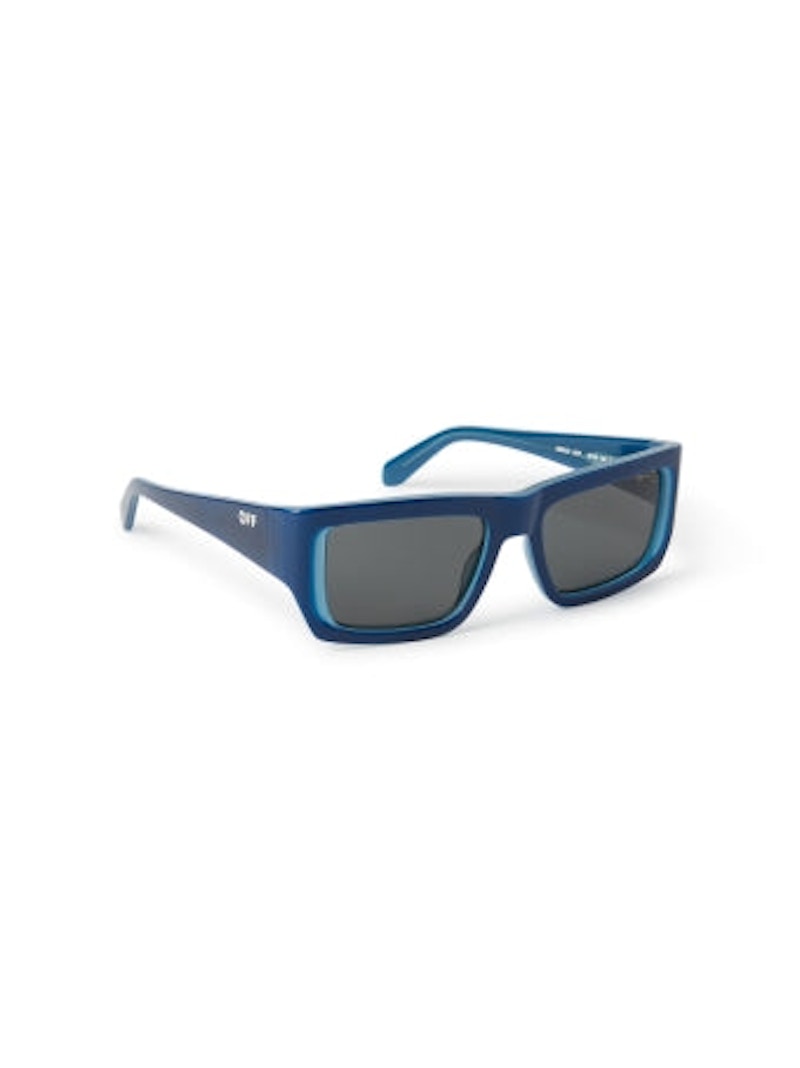 OFF-WHITE Prescott Sunglasses Blue/Dark Grey/Grey (OERI117S24PLA0014507-FR)