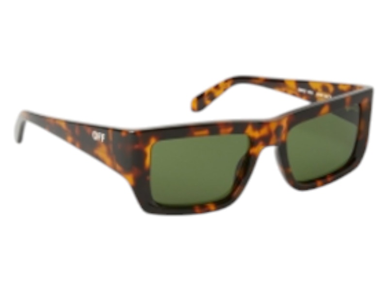 OFF-WHITE Prescott Sunglasses Havana Green (OERI117S24PLA0016055-FR)
