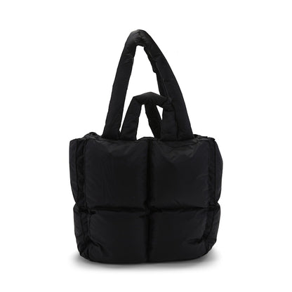 OFF-WHITE Puffy Bag Nylon Small Anthracite