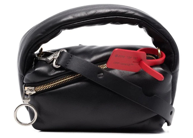OFF-WHITE Pump Pouch 19 Tote Bag Black