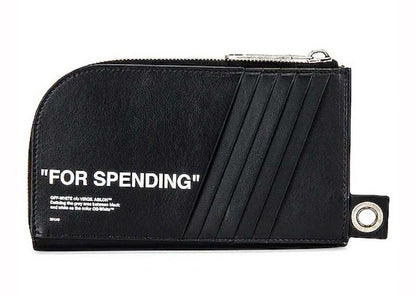 OFF-WHITE Quote Neck Pouch Black
