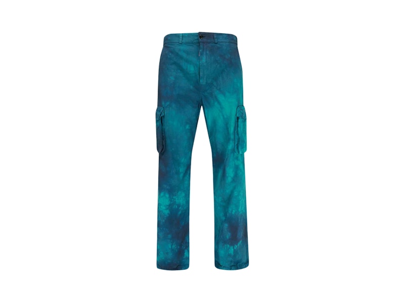OFF-WHITE Ripstop Tie-Dye Cargo Pants Blue/Multicolor