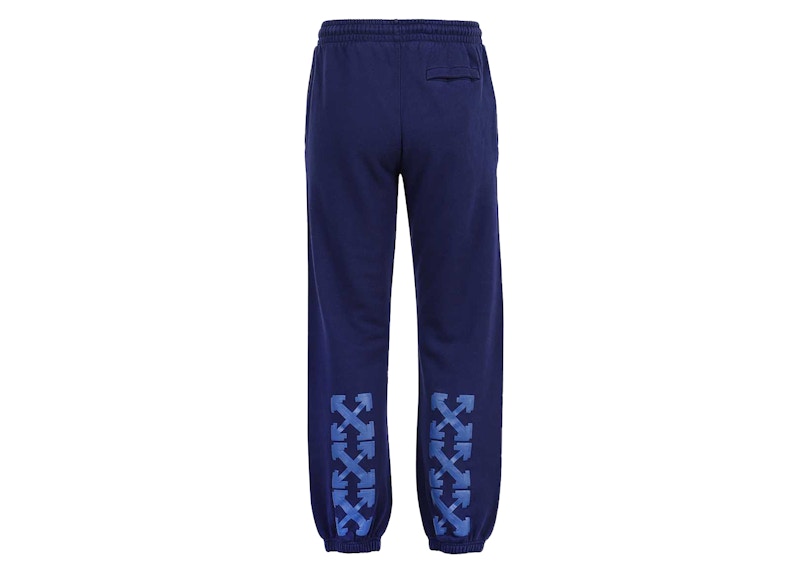 OFF-WHITE Rubber Arrow Sweatpants Blue