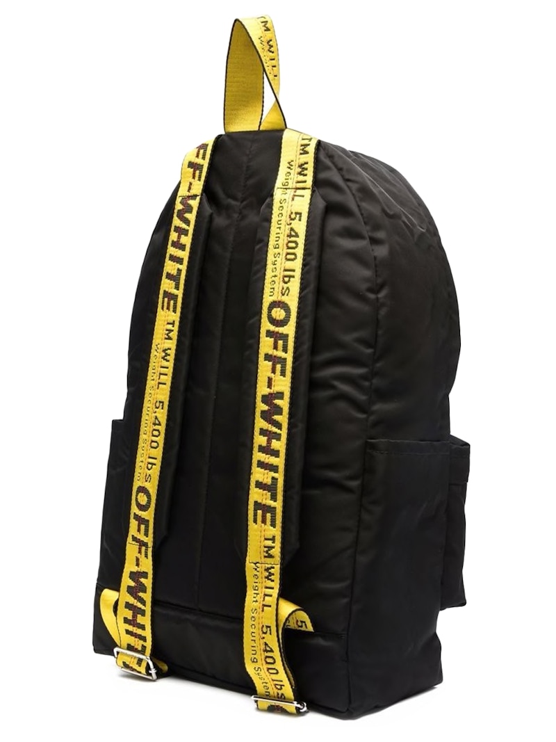 OFF-WHITE Rubber Arrows Backpack Black/Yellow