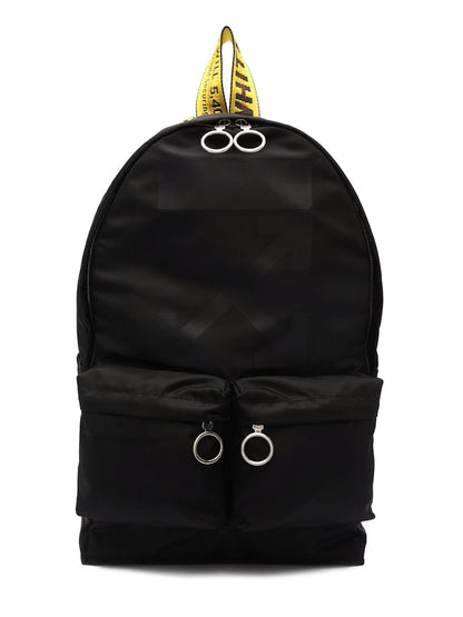 OFF-WHITE Rubber Arrows Backpack Black/Yellow