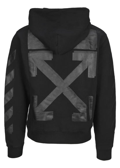 OFF-WHITE Rubber Arrows Hoodie Black
