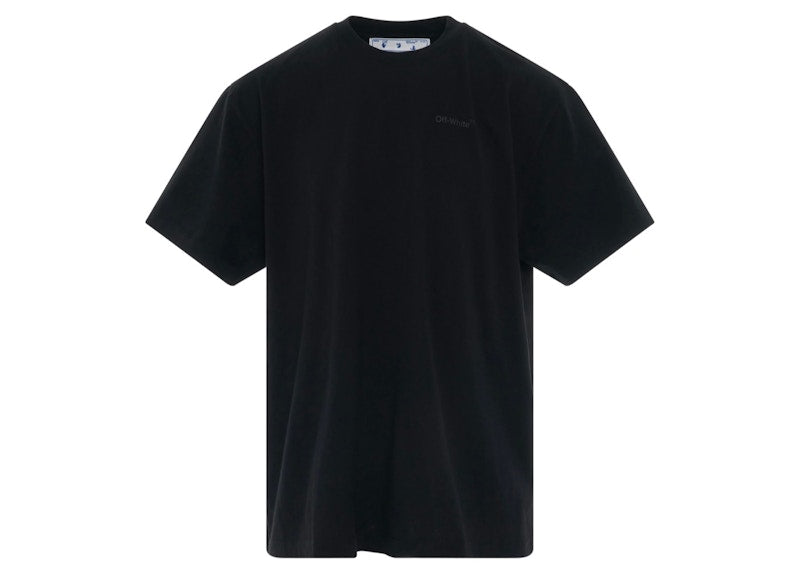 OFF-WHITE Rubber Diagonals Oversized T-Shirt Black/Black