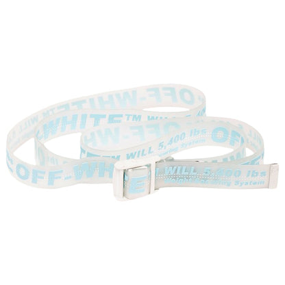 OFF-WHITE Rubber Industrial Belt Transparent/Light Blue