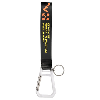 OFF-WHITE Rubber Keychain Black/Multicolor