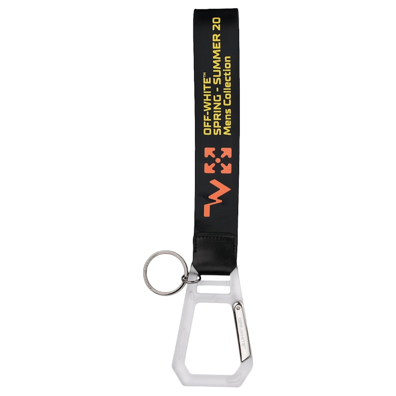 OFF-WHITE Rubber Keychain Black/Multicolor
