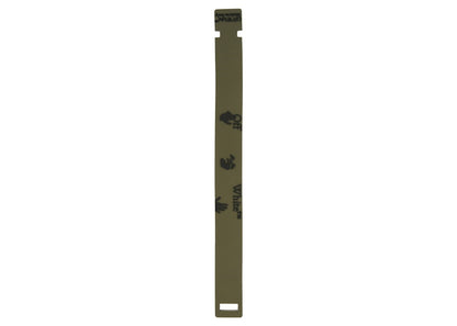 OFF-WHITE Rubber Logo Bracelet Green/Black