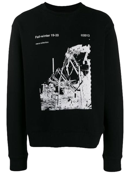 OFF-WHITE Ruined Factory Sweater Black/White