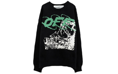 OFF-WHITE Ruined Factory Sweater Black/White
