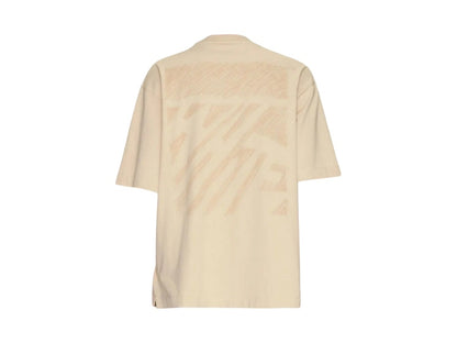 OFF-WHITE Scribble Carry Over Skate S/S T-Shirt Beige