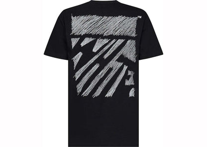 OFF-WHITE Scribble Diag S/S Tee Black