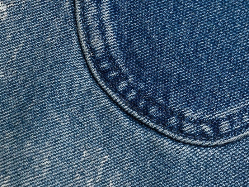 OFF-WHITE Shaped Baggy Denim Jeans Bleached Blue