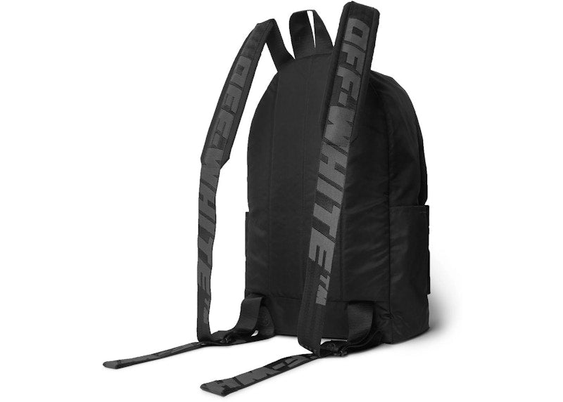 OFF-WHITE Shell Logo Backpack Black