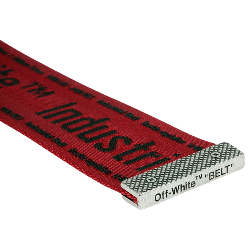 OFF-WHITE Short 2.0 Industrial Belt Red/Black/No Color