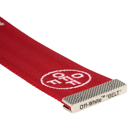 OFF-WHITE Short 2.0 Industrial Belt Red/White