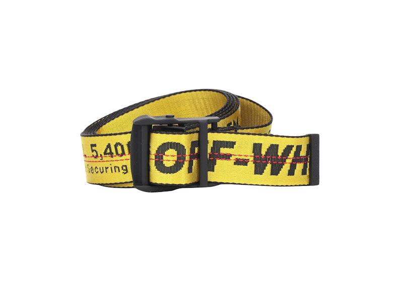 OFF-WHITE Short Industrial Belt Yellow/Black