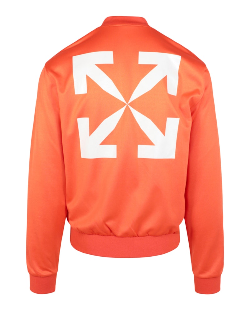 OFF-WHITE Single Arrow Slim Track Jacket Orange