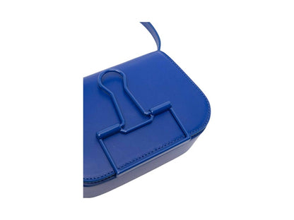 OFF-WHITE Skeleton Binder Crossbody Blue