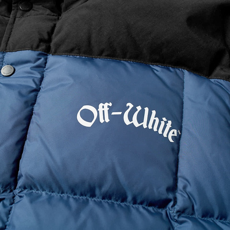 OFF-WHITE Ski Down Puffer Jacket Blue/Black