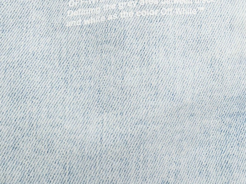 OFF-WHITE Skinny Denim Jeans Blue/White