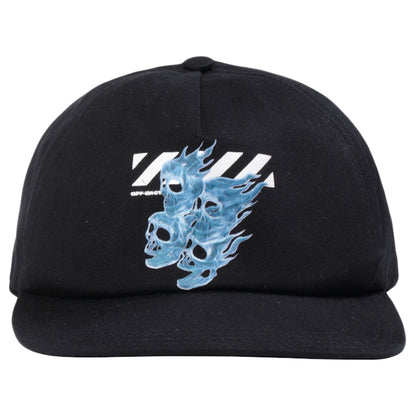 OFF-WHITE Skulls Graphic Print Hat Black/Multicolor