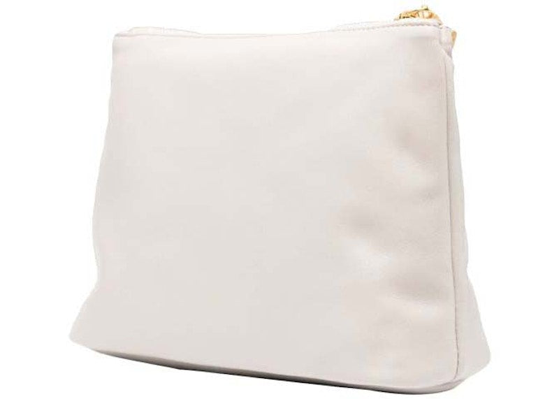 OFF-WHITE Slider-25 Pouch White