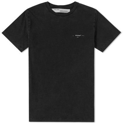 OFF-WHITE Slim Fit 3D Marker Graphic Print T-shirt Black/White