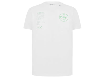OFF-WHITE Slim Fit Arch Shapes T-shirt White/Green