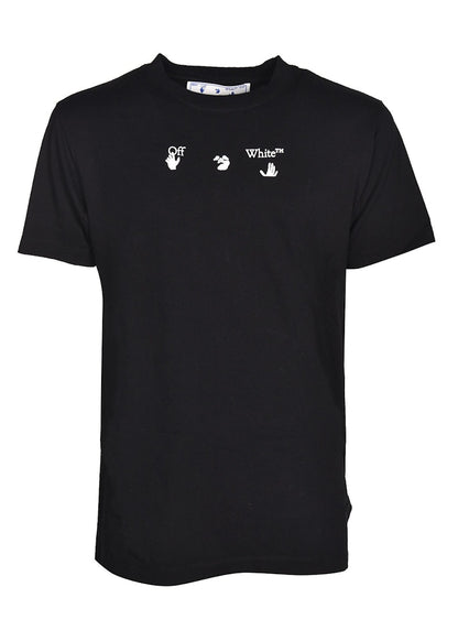 OFF-WHITE Slim Fit Bolt Arrows T-Shirt Black Green