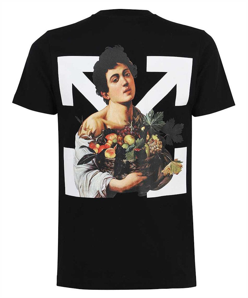 OFF-WHITE Slim Fit Caravaggio Boy T-shirt Black