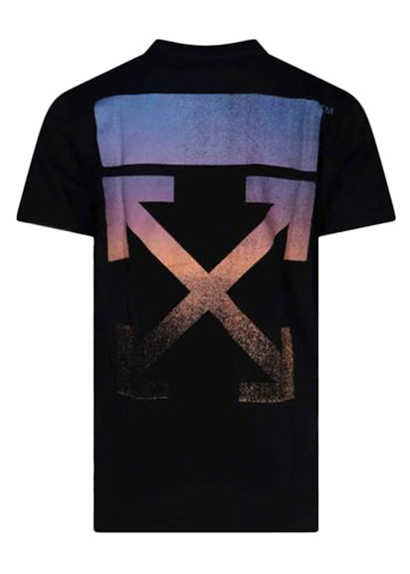 OFF-WHITE Slim Fit Degrade Arrows T-Shirt Black Multi