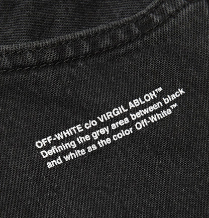 OFF-WHITE Slim Fit Dip Dyed Denim Jeans Black/Saffron/Storm Blue