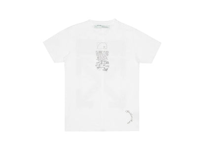OFF-WHITE Slim Fit Dripping Arrows T-shirt White/Black