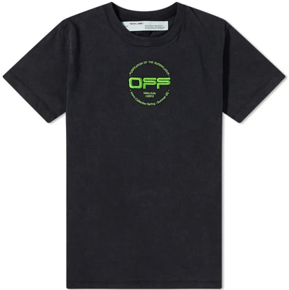 OFF-WHITE Slim Fit Hand T-shirt Black/Multicolor
