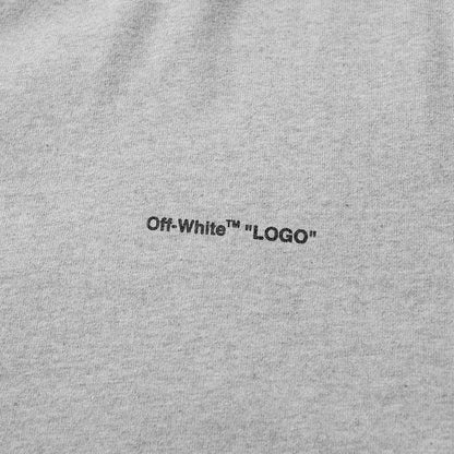 OFF-WHITE Slim Fit Logo T-shirt Grey/Black