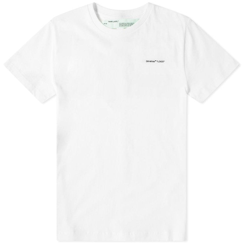 OFF-WHITE Slim Fit Logo T-shirt White/Black