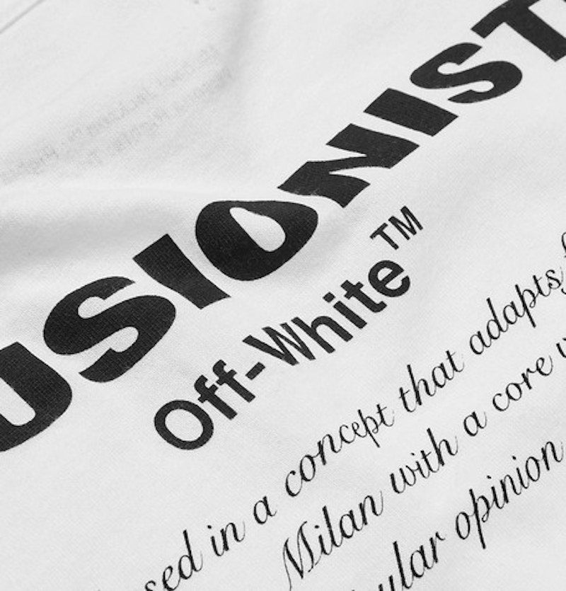 OFF-WHITE Slim Fit Michael Jackson Graphic Print T-shirt White/Black