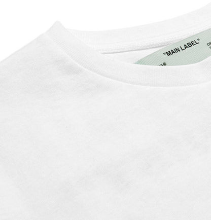 OFF-WHITE Slim Fit Michael Jackson Graphic Print T-shirt White/Black