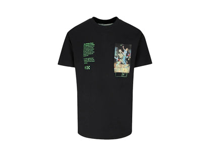 OFF-WHITE Slim Fit Pascal Painting T-shirt Black