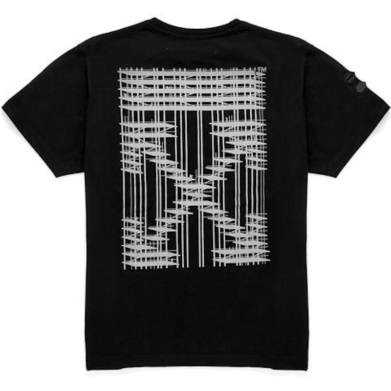 OFF-WHITE Slim Fit Reflective Industrial T-shirt Black/Grey