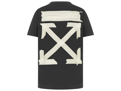 OFF-WHITE Slim Fit Tape Arrows T-shirt (SS20) Black/Beige