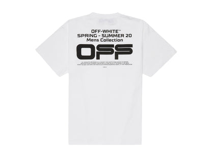 OFF-WHITE Slim Fit Wavy Line T-shirt White/Black