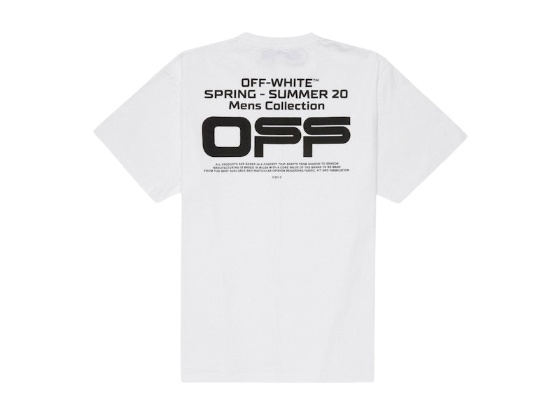 OFF-WHITE Slim Fit Wavy Line T-shirt White/Black